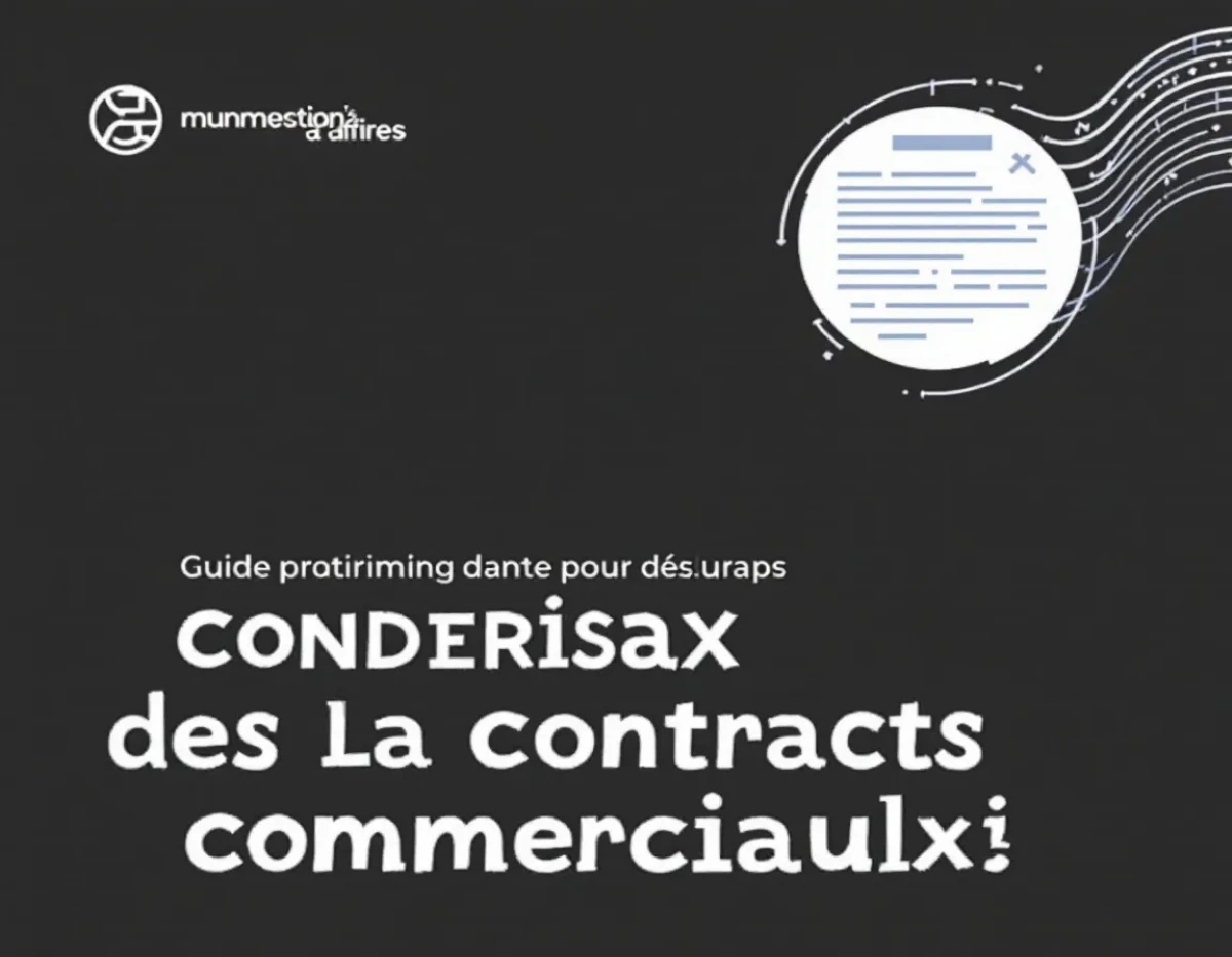 Guide Pratique des Contrats Commerciaux : Maîtriser les Fondamentaux pour Sécuriser vos Relations d'Affaires